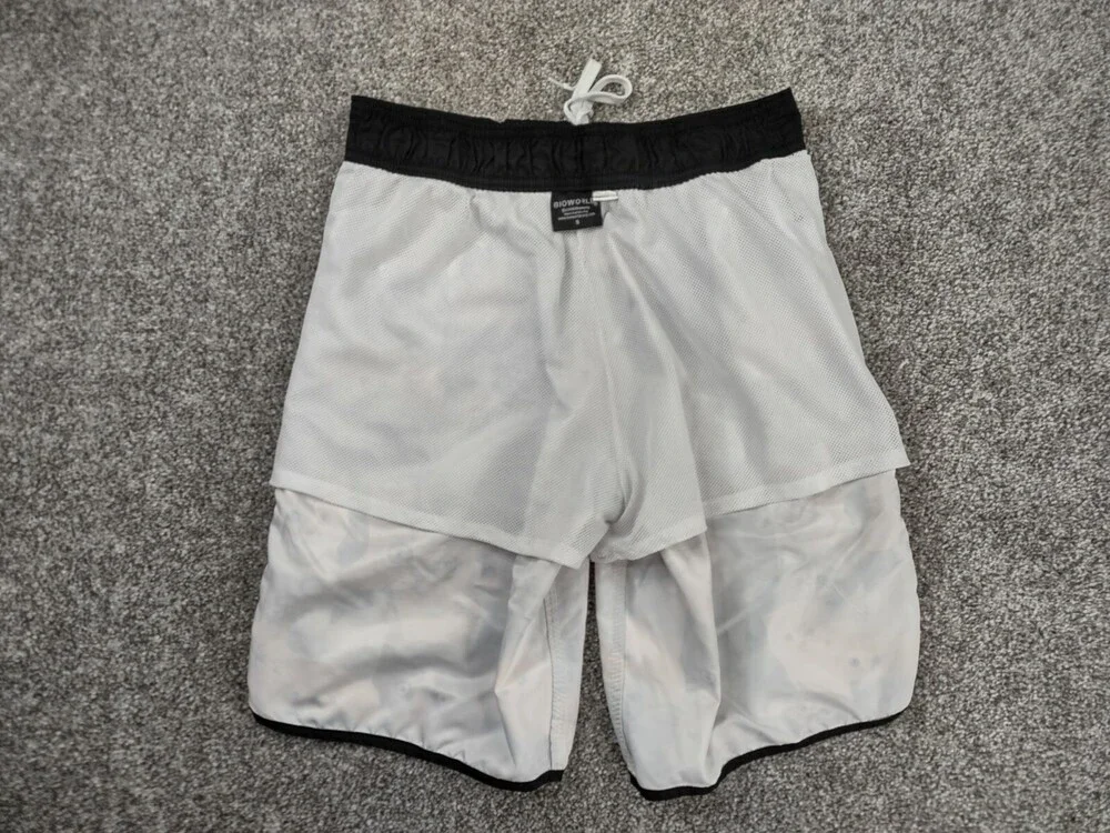 Bioworld Swim Trunks Mens Small Kitten Lined Hybrid Boardshorts Drawstring
